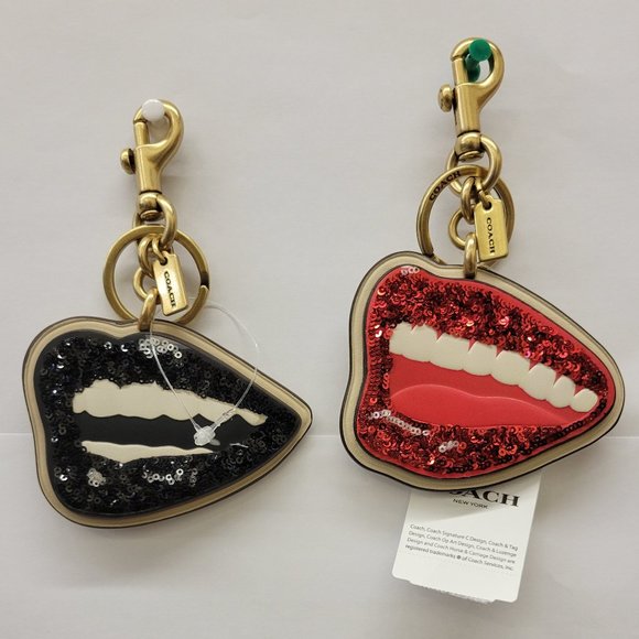 Coach X Tom Wesselman Lips Bag Charm - Picture 1 of 10